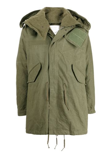 Readymade hooded fishtail parka - Verde