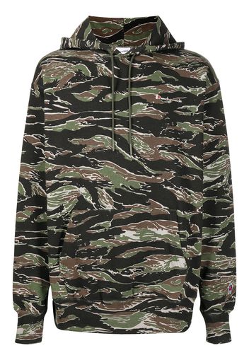 Readymade camouflage-print long-sleeve hoodie - Verde
