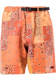 Readymade paisley-print buckle-fastening shorts - Arancione