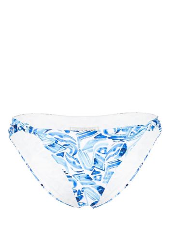 Rebecca Vallance abstract-print bikini bottoms - Blu