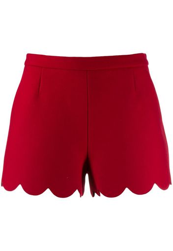 Shorts con orlo a smerlo