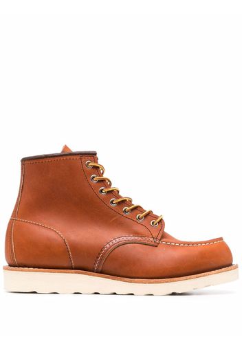 Red Wing Shoes chunky lace-up leather boots - Marrone