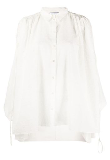 deconstructed oversized shirt