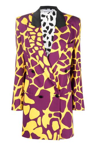 Redemption giraffe-print blazer dress - Viola