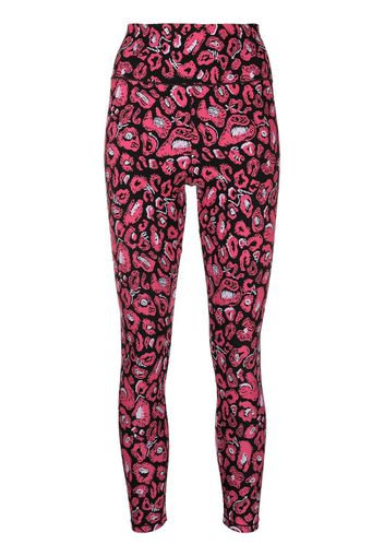 Redemption jacquard patterned leggings - Rosa