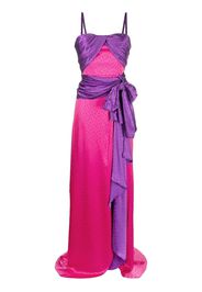 Redemption layered silk gown - Rosa