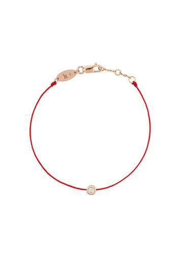 Bracciale in oro rosa 18kt con filo di diamanti