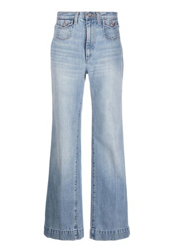 RE/DONE 70s' wide-leg jeans - Blu