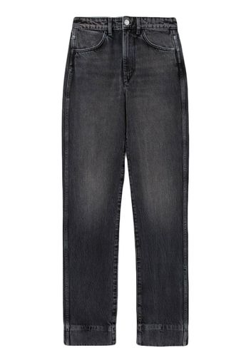 RE/DONE 70s high-waisted straight-leg jeans - Nero