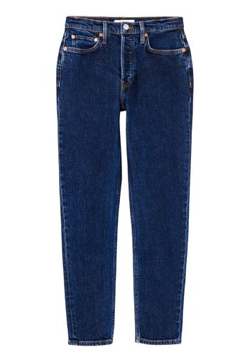 RE/DONE 90s high-rise cropped jeans - Blu