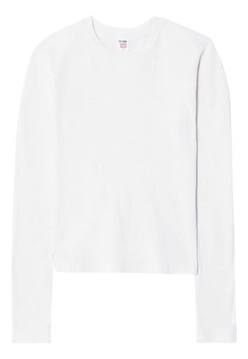 RE/DONE 90s Baby long-sleeve T-shirt - Bianco