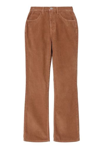 RE/DONE 70s flared corduroy trousers - Marrone