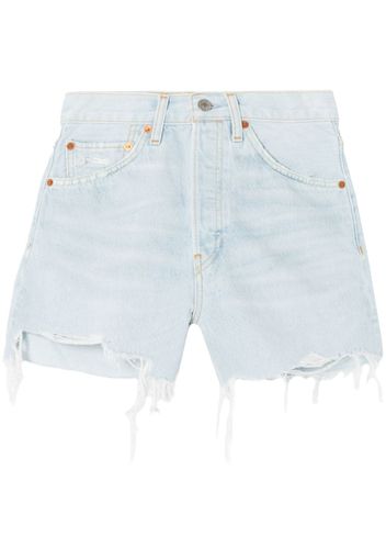 RE/DONE 50s Cutoffs denim shorts - Blu