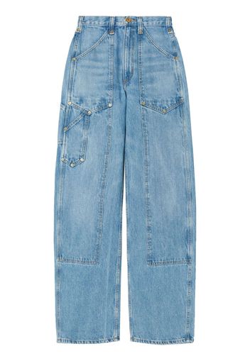 RE/DONE Super High Workwear jeans - Blu