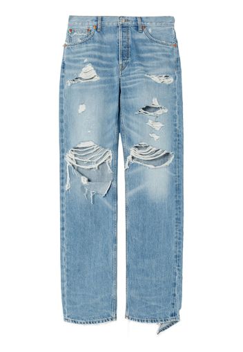 RE/DONE loose-fit ripped jeans - Blu