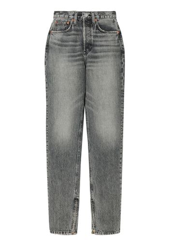 RE/DONE Super High Drainpipe jeans - Grigio