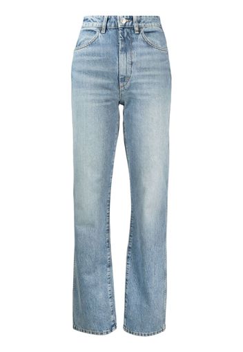 RE/DONE straight-leg organic cotton jeans - Blu