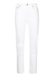 RE/DONE Jeans crop Comfort Stretch - Bianco