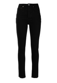 RE/DONE Jeans skinny a vita alta - Nero