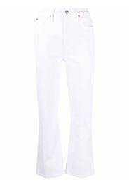 RE/DONE high-waisted straight leg jeans - Bianco