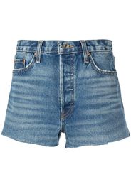 RE/DONE Shorts denim a vita alta anni '70 - Blu