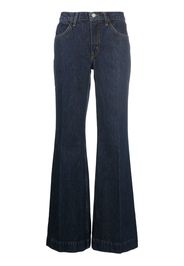 RE/DONE 70s low-rise flared jeans - Blu