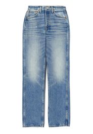 RE/DONE Jeans dritti a vita alta - Blu