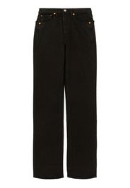 RE/DONE straight-leg high-rise jeans - Nero