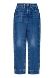 RE/DONE 70s straight-leg mid-rise jeans - Blu