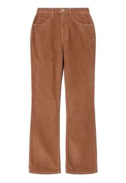 RE/DONE 70s flared corduroy trousers - Marrone