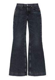 RE/DONE '70s mid-rise flared jeans - Nero