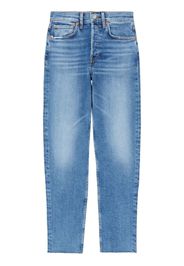 RE/DONE high-rise cropped jeans - Blu