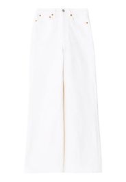 RE/DONE high-waist wide-leg jeans - Bianco