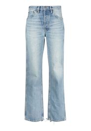 RE/DONE mid-rise straight-leg jeans - Blu