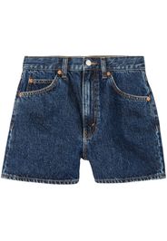 RE/DONE mid-rise denim shorts - Blu