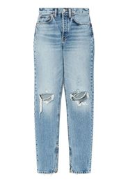 RE/DONE Super High Drainpipe jeans - Blu