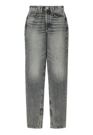 RE/DONE Super High Drainpipe jeans - Grigio