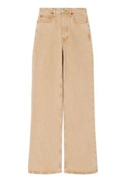 RE/DONE high-waisted straight-leg jeans - Toni neutri