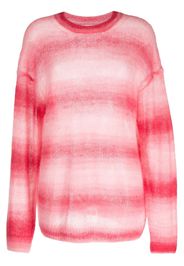 RE/DONE striped fine-knit jumoer - Rosa