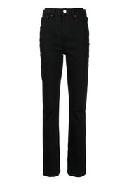 RE/DONE high-rise skinny boot jeans - Nero