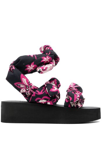 RED(V) 50mm platform sandals - Rosa