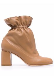 RED(V) 75mm ankle boots - Marrone