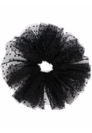 RED(V) point d'esprit tulle hairband - Nero