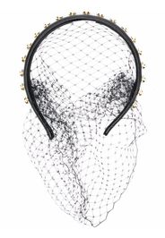 RED(V) crystal-embellished headband - Nero