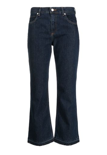 RED Valentino cropped flared jeans - Blu