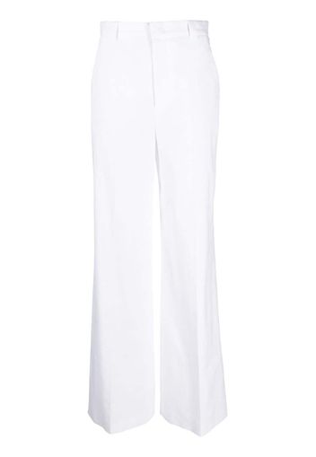 RED Valentino wide-leg cotton trousers - Bianco