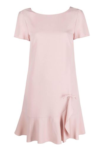 RED Valentino bow-detail crepe minidress - Rosa