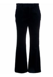 RED Valentino ribbed velvet trousers - Blu