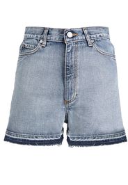 RED Valentino light-wash denim shorts - Blu