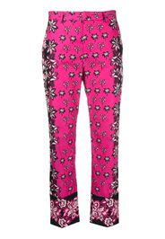 RED Valentino Bandana-print cotton trousers - Rosa